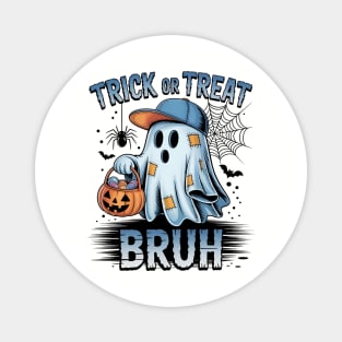 Trick or Treat Bruh, Classic Halloween Magnet